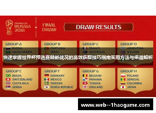 快速掌握世界杯预选赛最新战况的高效获取技巧指南实用方法与渠道解析